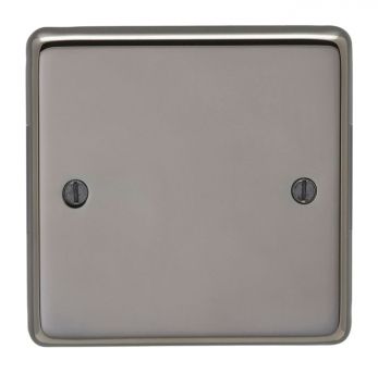 Eurolite BN1B Metal Black Nickel Blank Plate
