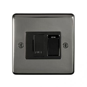 Eurolite BNSWFB Metal Black Nickel Switched Fused Spur