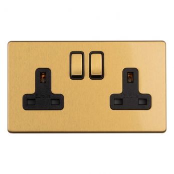 Brass Double Sockets