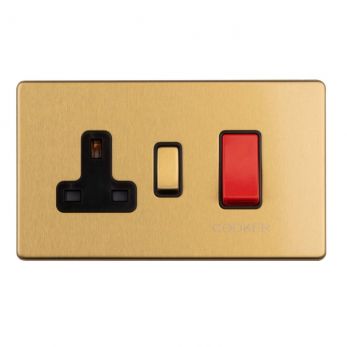 Brass Cooker Switches and Sockets