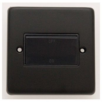 Eurolite MBFSWB Metal Matt Black Fan Isolator Switch