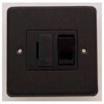 Eurolite MBSWFB Metal Matt Black Switched Fused Spur