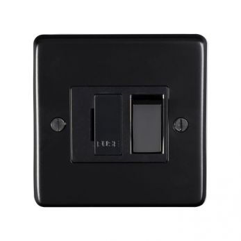 Eurolite MBSWFBNB Metal Matt Black Switched Fused Spur