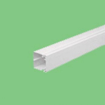 50mm x 50mm PVC Maxi Trunking, 3m Length, White Finish