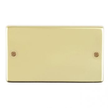 Eurolite PB2B Metal Polished Brass Blank Plate