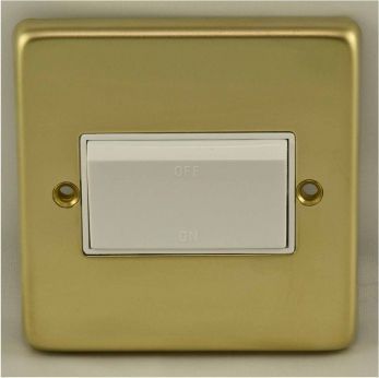 Eurolite PBFSWW Metal Polished Brass Fan Isolator Switch