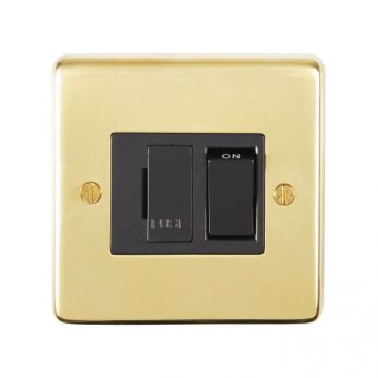 Eurolite PBSWFNB Metal Polished Brass Switched Fused Spur