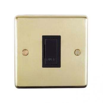 Eurolite PBUSWFB Metal Polished Brass Unswitched Fused Spur