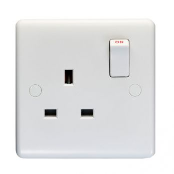 White Single Sockets