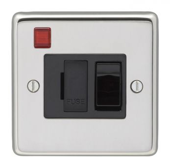 Eurolite PSSSWFNB Metal Polished Stainless Steel Switched Fused Spur