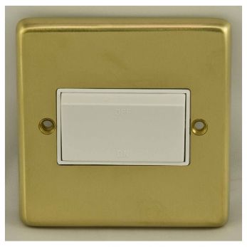 Eurolite SBFSWW Metal Satin Brass Fan Isolator Switch