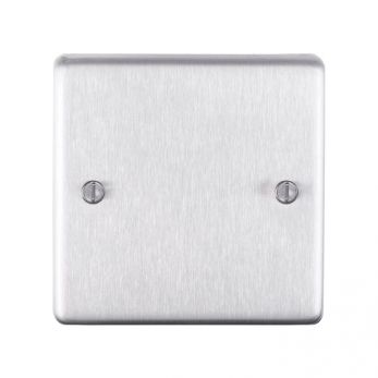 Eurolite SSS1B Metal Satin Stainless Steel Blank Plate