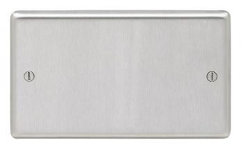 Eurolite SSS2B Metal Satin Stainless Steel Blank Plate
