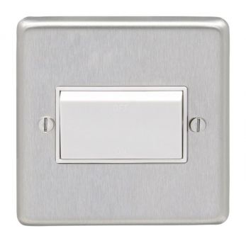 Eurolite SSSFSWW Metal Satin Stainless Steel Fan Isolator Switch