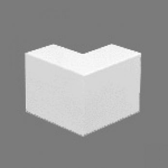 16mm External Bend PVC Mini Trunking, White Finish