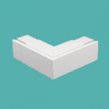 External Fabricated Bend 150 x 150mm, PVC Maxi Trunking Accessory, White Finish