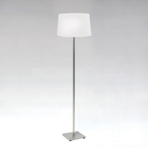 Azumi Floor 4515 Floor Light, Matt Nickel Finish, 60W E27 GLS Lamp, Class 2, 1620mm x 300mm x 300mm