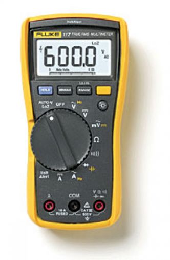 Non-Contact Voltage Multimeter with VoltAlert, AutoVolt, True-rms, 10A, CAT III 600V