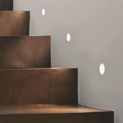 Trimless 7418 Plastered In LED Wall Light, 1W, IP20, 350mA Driver, 48x34x48mm