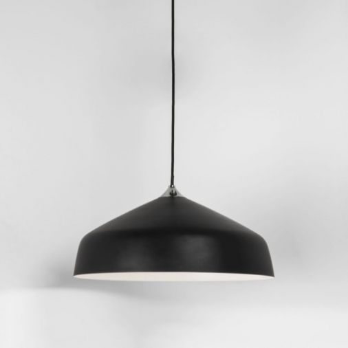 Ginestra 400 7456 Interior Pendant, Black Finish, 72W E27 GLS Lamp, IP20 Rated, 185mm x 400mm x 2055mm