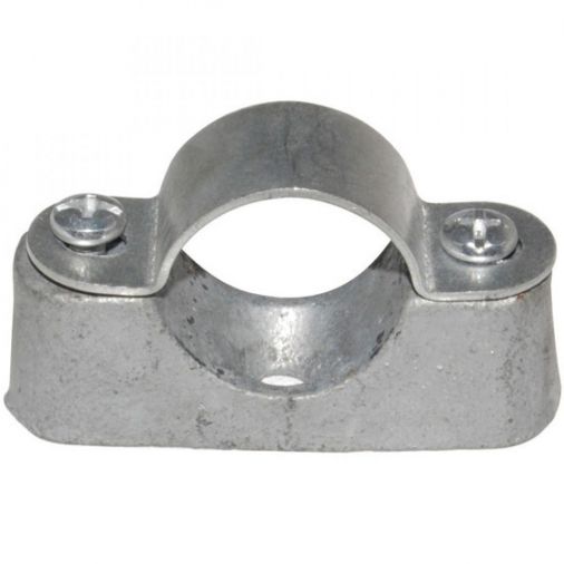 25mm Galvanised Distance Saddle, Metal Conduit Accessory