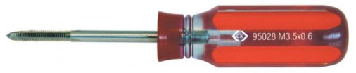HSS 3.5mm Re-Threading Tap, 50mm Length, Acetate Handle