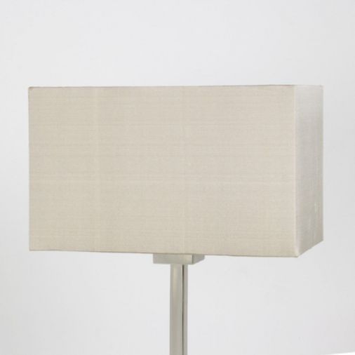 Park Lane Grande 4035 Rectangular Oyster Fabric Shade, E27/ES, E14/SES, 170x285x150mm