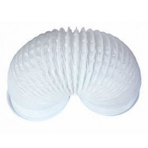 100mm x 3m White PVC Flexible Ducting Hose