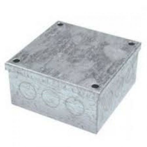 Pre-Galvanised Adaptable Box w/ Knockouts 150x150x100mm