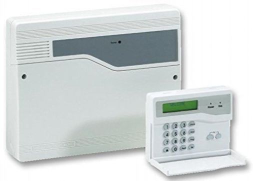 LCD Keypad Security Alarm, 8 Zones, 250 Event Memory, 2.1Ah Battery, 200x253x55mm