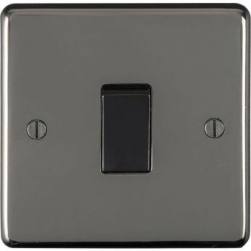 Eurolite BNINTB Metal Black Nickel Intermediate Switch 1 Gang