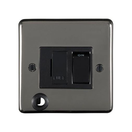 Eurolite BNSWFFOB Metal Black Nickel Switched Fused Spur