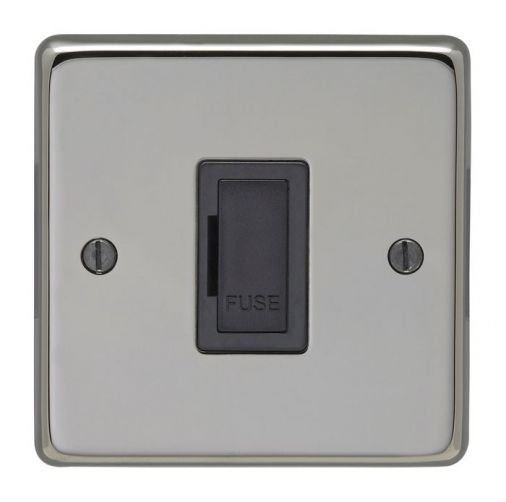 Eurolite BNUSWFB Metal Black Nickel Unswitched Fused Spur