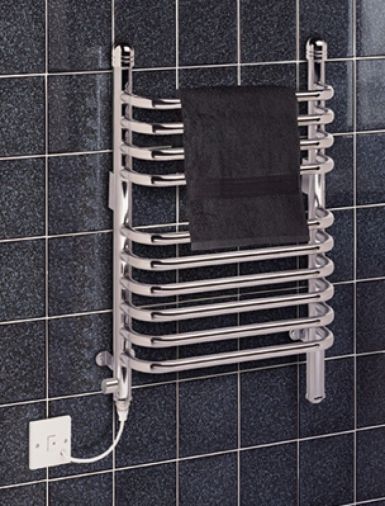150W Chrome Ladder Towel Rail, 665x430x155mm, 240V