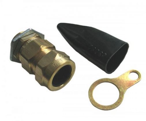 Indoor SWA Cable Gland Pack 75mm, 1 Termination, Shroud, Tag, Locknut