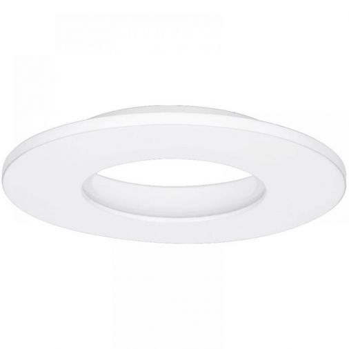 Enlite E8 Fixed Aluminium Downlight Bezel - Matt White, IP65