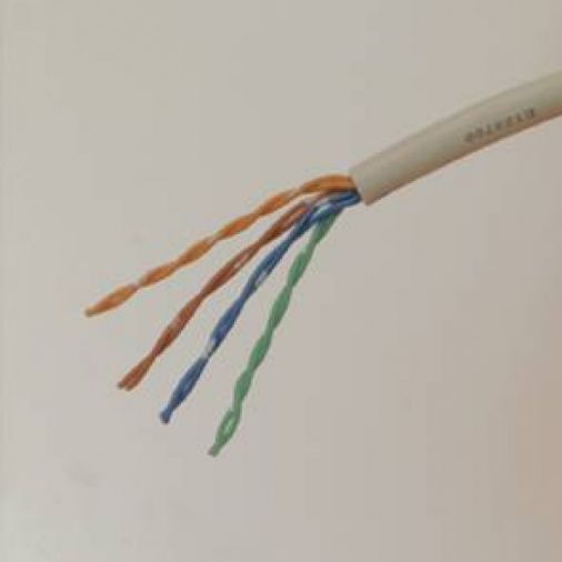 305m UTP CAT 5 Flexible Network Cable, 4 Pairs, White