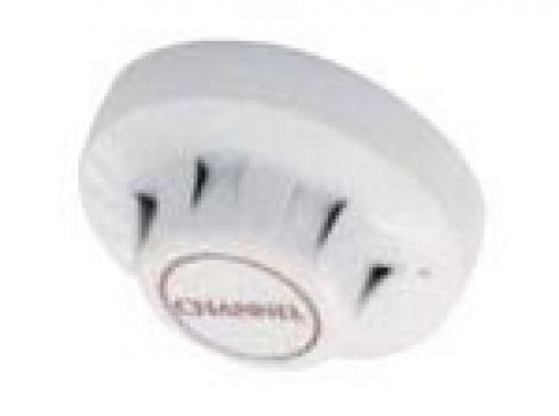 Optical Smoke Detector with Base, White Finish, Plastic Material