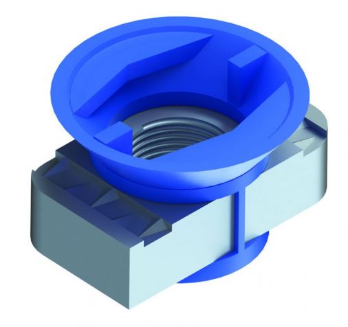 M8 Easyfit Channel Nut - Pack of 100, 30% Time Saving, One Hand Assembly, Fits All Strut Depths