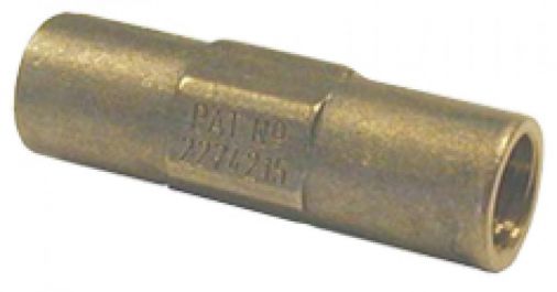 16mm Earth Rod Coupler, Greenbrook Finish, Dimensions