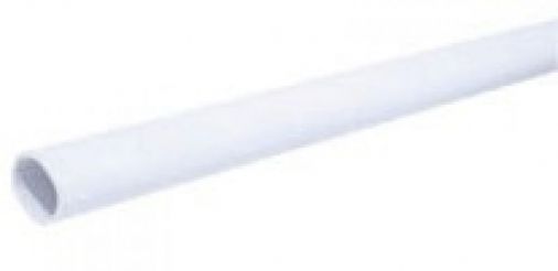 White PVC Oval Conduit 13mm x 3m (20 lengths, 60m)