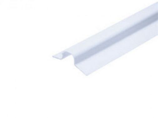 White PVC Capping Channel 25mm x 2m (60m Length)