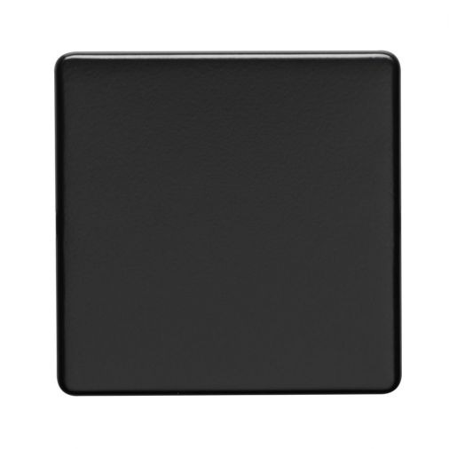 Eurolite ECMB1B Metal Matt Black Blank Plate