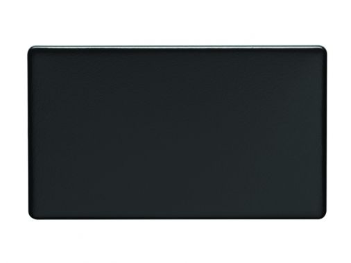Eurolite ECMB2B Metal Matt Black Blank Plate