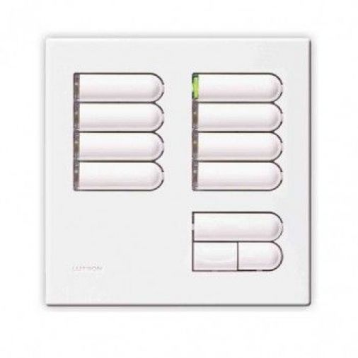 Euro Style GRX Wall Station 8 Button, White, for Grafik Eye Integrale and 3000 models