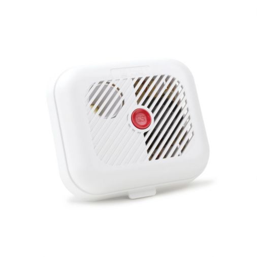Mains Powered Ionisation Smoke Alarm, Quick Response, Battery Included, 85dB(A) at 3m, Kitemarked BS EN14604:2005
