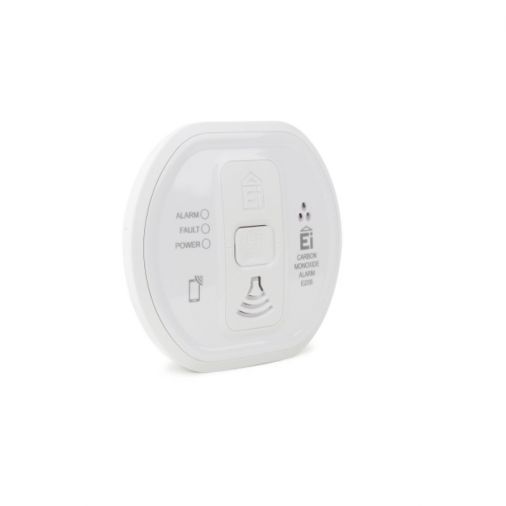 Lithium Battery CO Alarm, 10 Year Life, AudioLINK, Upgradeable, Twist-On Base, Multi-Fixings, 120x105x45mm