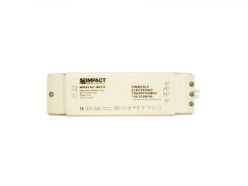 12V Electronic Dimmable Transformer, 100-210VA, Soft Start, 4 Outputs, 1.5kW Surge Protection