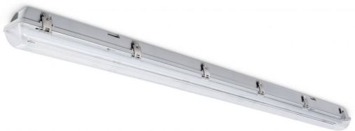 5ft LED Emergency Batten Fitting, 4000K, Grey, IP65, DALI Dimmable