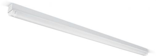 LED Batten Fitting, White Finish, IP20, 10000 Lumens, 240V, 55W, 1524x64x70mm